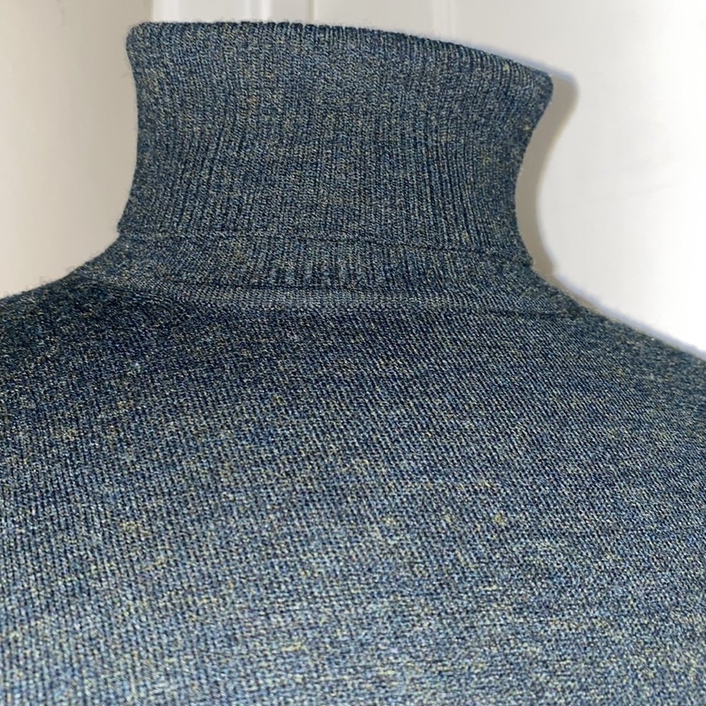 Max Studio Lightweight Wool Blend Turtleneck Deep… - image 2